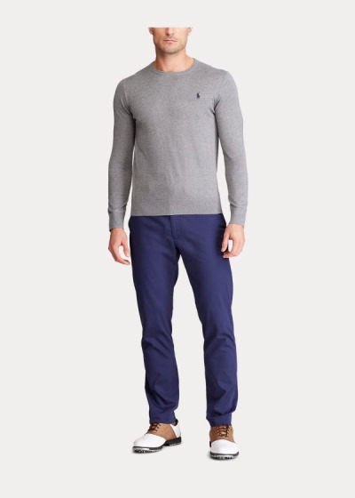 Men's Ralph Lauren Cotton Crewneck Sweater | 897152SJP